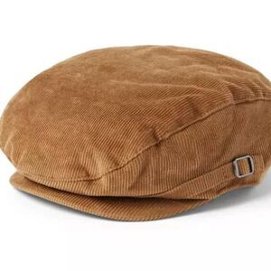 Janie and Jack 100047321 Brown Corduroy Newsboy Cap size 6 to 8